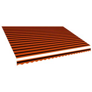 VidaXL Markisduk orange och brun 500x300 cm