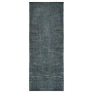 Gångmatta tvättbar vikbar grå 80x200 cm polyester