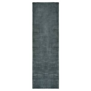 Gångmatta tvättbar vikbar grå 80x300 cm polyester