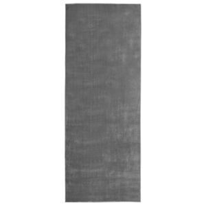Gångmatta tvättbar vikbar antracit 100x300 cm polyester