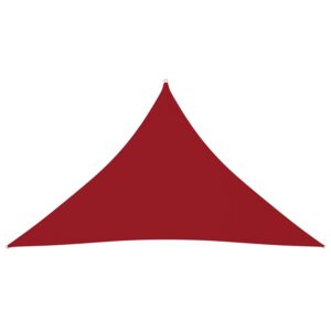 VidaXL Solsegel oxfordtyg trekantigt 3,5x3,5x4,9 m röd