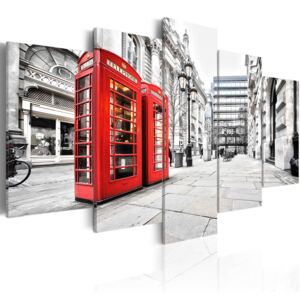 Canvas Tavla - Street of London - 100x50