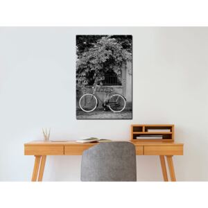 Scandinavian Artstore Tavla - Bicycle And Flowers (1 Part) Vertical - 40x60 Cm