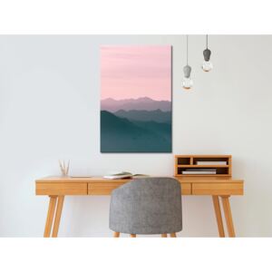 Scandinavian Artstore Tavla - Mountain At Sunrise (1 Part) Vertical - 40x60 Cm