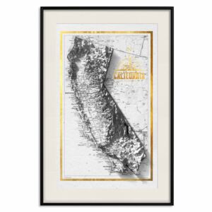 Posters: Isometric Map: California [Poster]