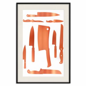 Decorativa Posters: Cleaver and Knives [Deco Poster - Copper]