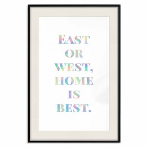 Decorativa Posters: Home Is Best [Deco Poster - Holographic]