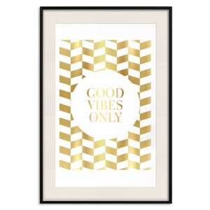 Decorativa Posters: Good Vibes Only [Deco Poster - Gold]