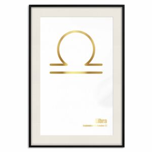 Decorativa Posters: Libra [Deco Poster - Gold]