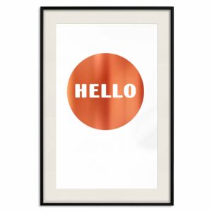 Decorativa Posters: Good Morning Message [Deco Poster - Copper]