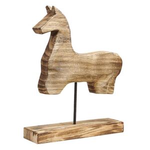 Dekorativ figur häst ljusträ COLIMA Beliani