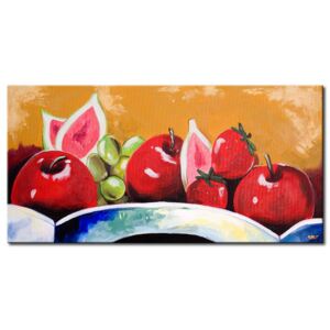 Målning Stilleben med frukt