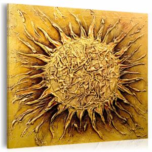 Målning Gyllene sol