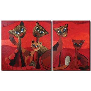 Tavla Karminröda katter