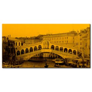 Canvastavla Venedig - Rialt bron