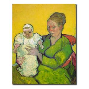Canvastavla Madame Roulin with her child Marcelle