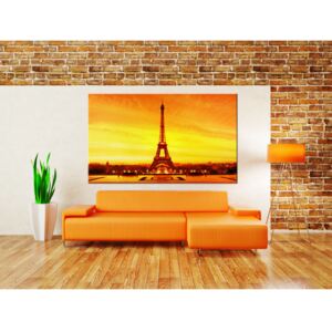 Canvastavla Orange Paris