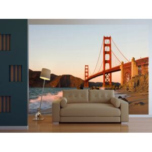 Fototapet Golden Gate Bridge - sunset, San Francisco