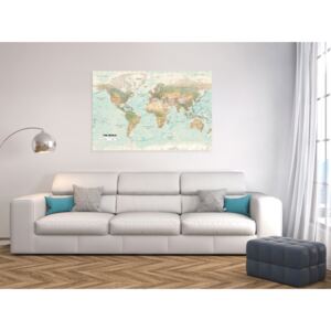 Konst World Map: Beautiful World
