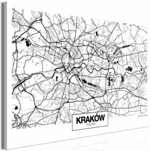 Canvastavla City Plan: Krakow (1 Part) Wide