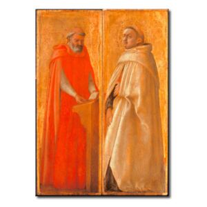 Canvastavla Two holy Carmelites