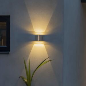 KONSTSMIDE LED-vägglampa Pavia 4x3W mörkgrå