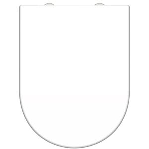 SCHÜTTE Toalettsits WHITE duroplast D-formad