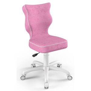 Entelo Ergonomisk skrivbordsstol för barn Petit VS08 strl 4 rosa vit